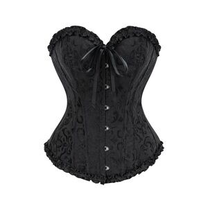 Black Corset Top Size XXL Costume Cosplay Gothic Top